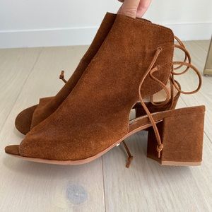 NWOT Schutz Binalia Suede Block Heel - Size 9.5B